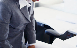 WOMAN IN BIZ SUIT-ELEV8