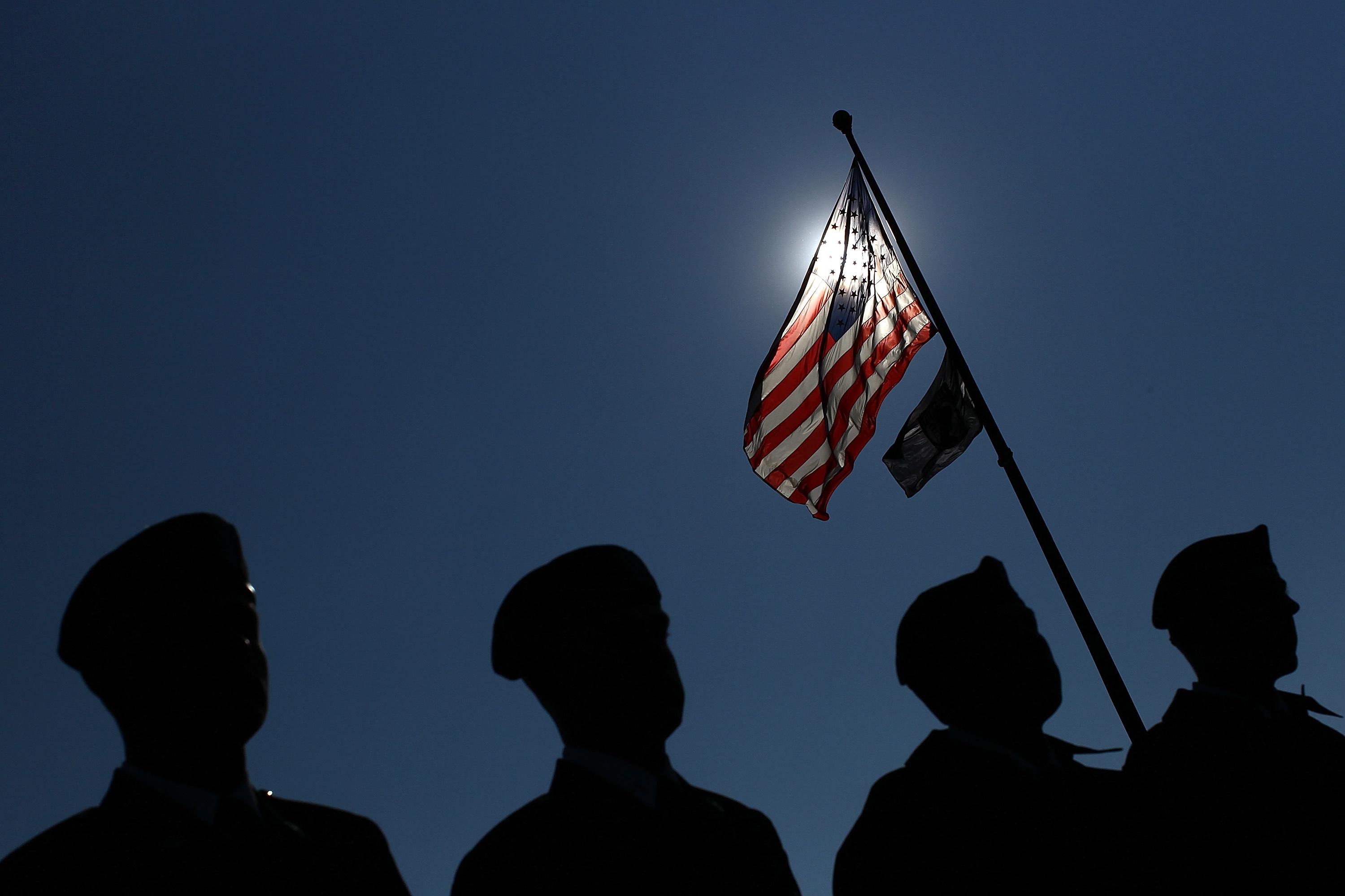 Wreath Laying Ceremonies Held For Veterans Day At DC's War Memorials
