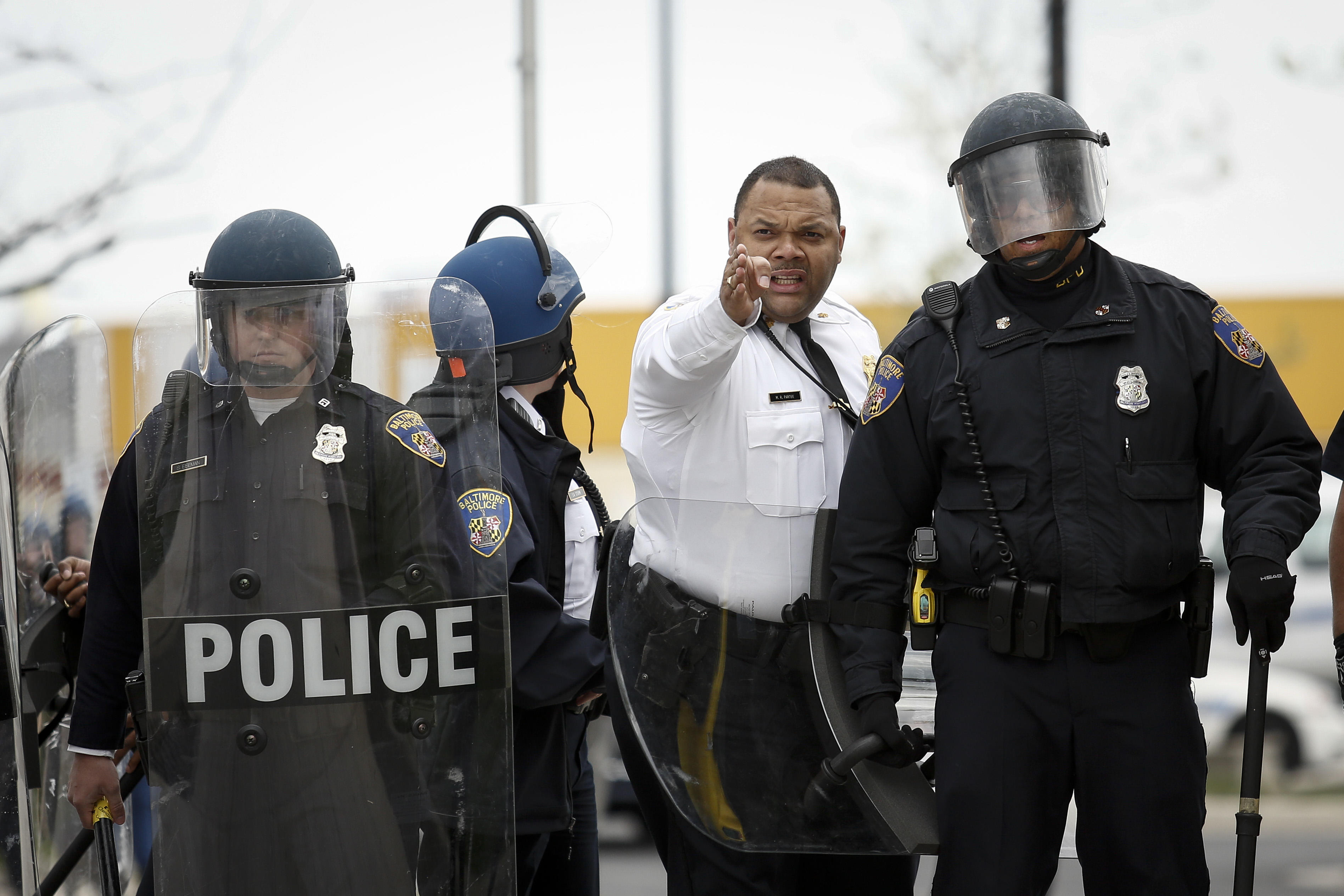 Protests in Baltimore After Funeral Held For Baltimore Man Who Died While In Police Custody
