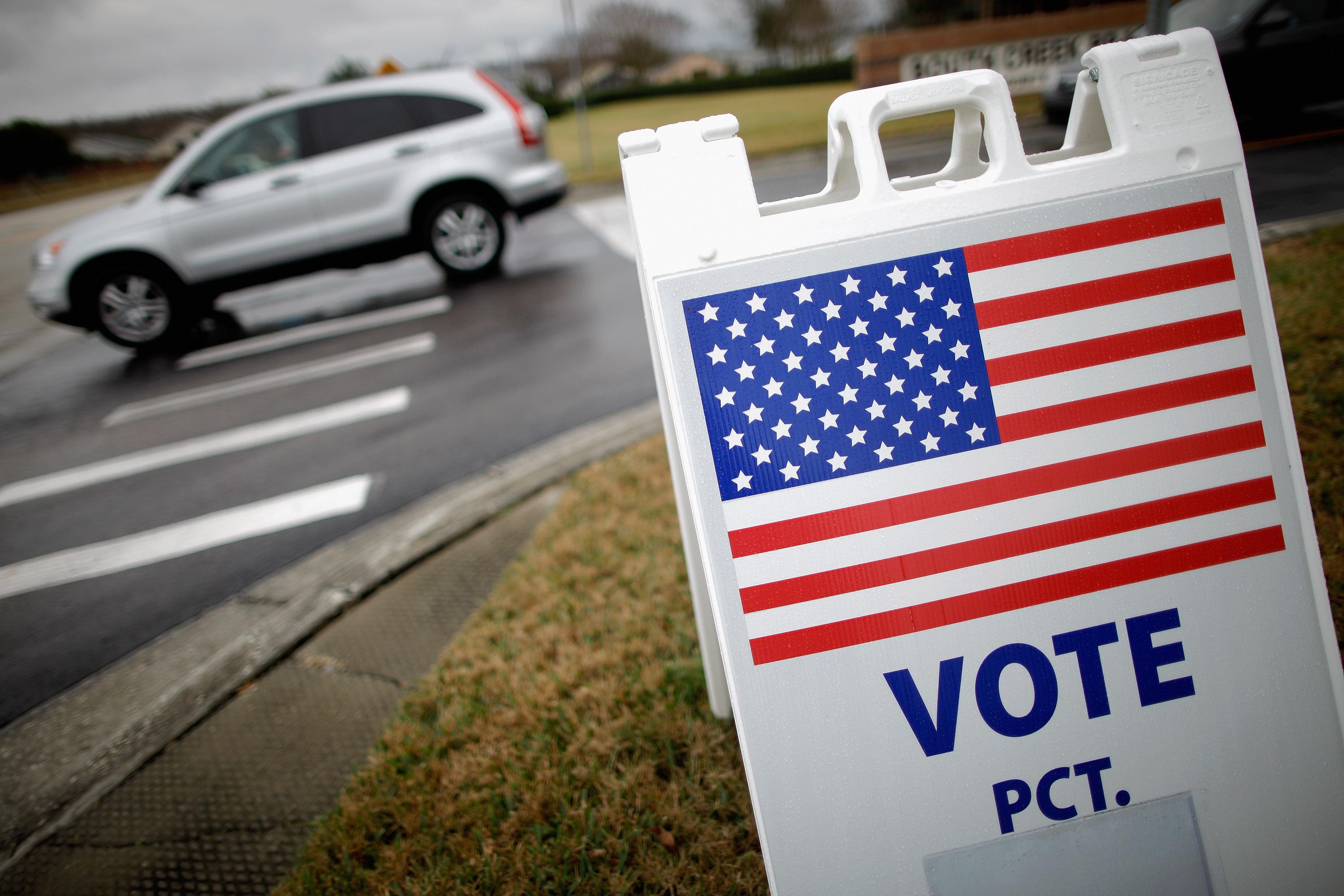 Early Voting Takes Place In Florida Ahead Of State's Primary