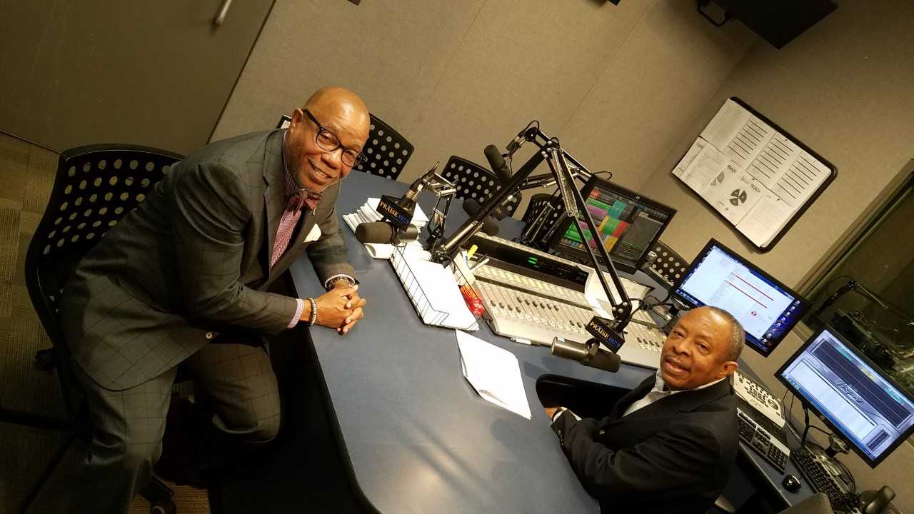 Mike Robinson with Jerry Wells