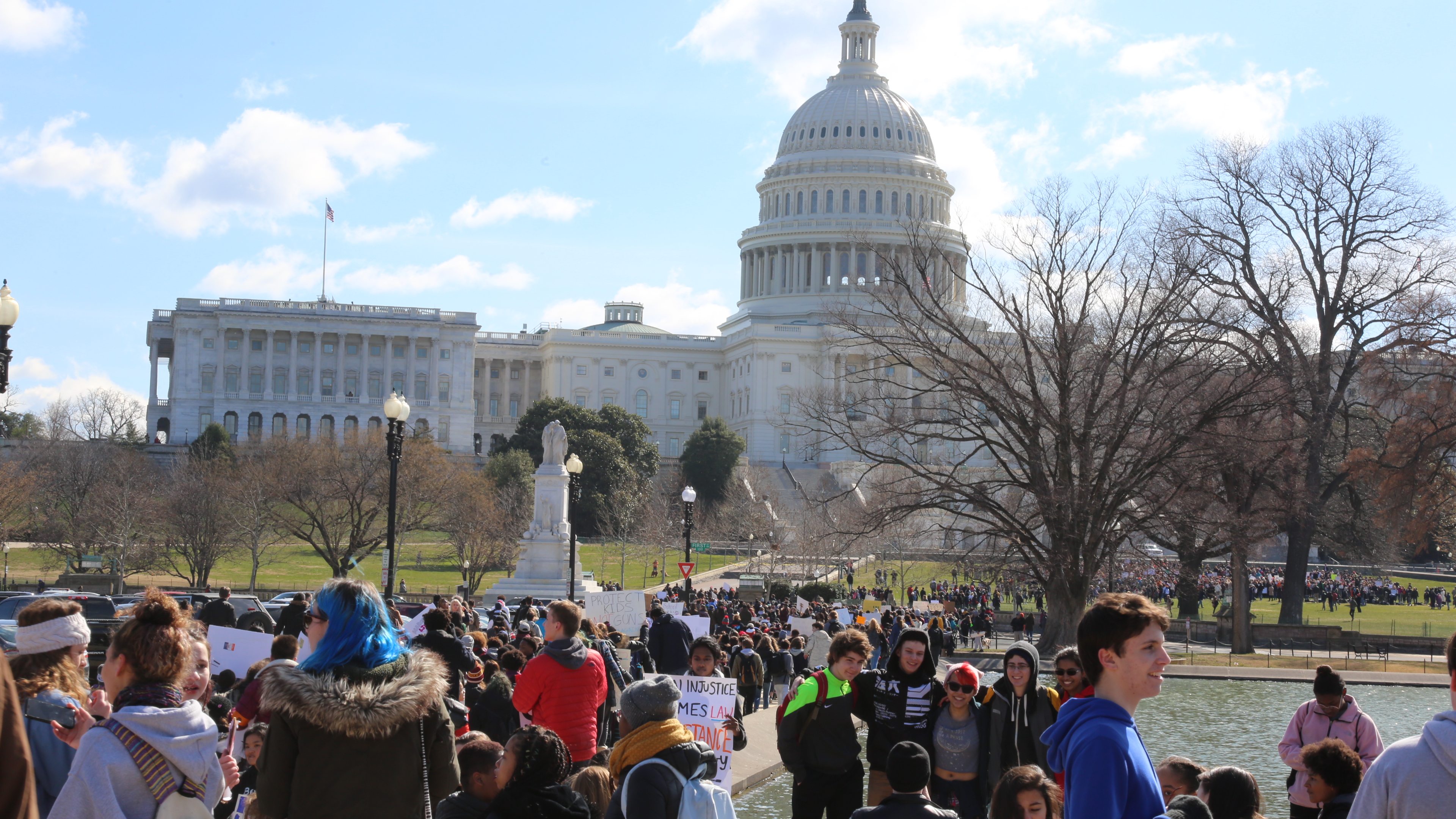 Students Protest For National Walkout Day