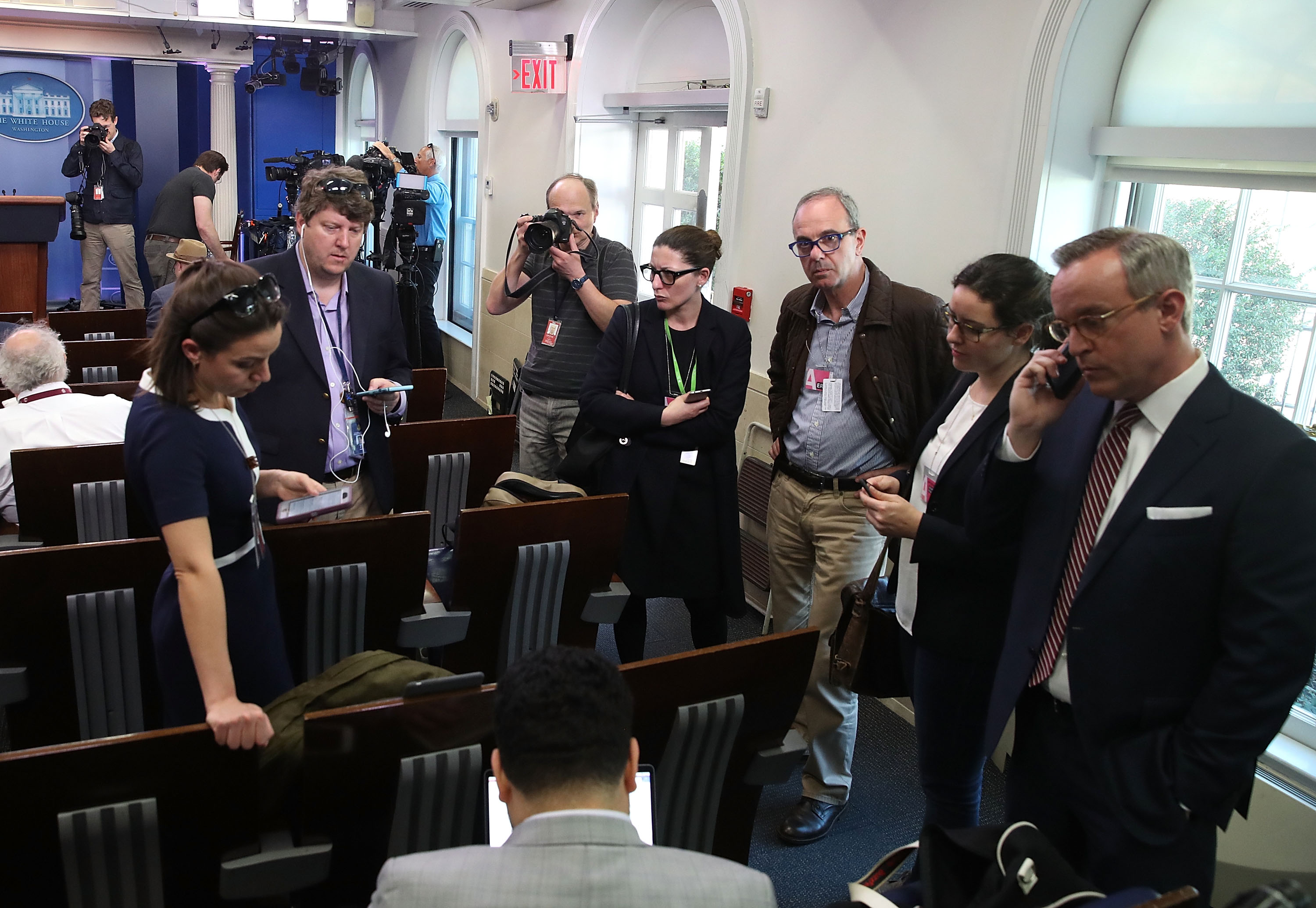 Reporters From Multiple News Organizations Blocked From An Off-Camera White House Press Briefing